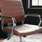 Martha Stewart Piper Upholstered Office Chair in Saddle Brown/Polished Nickel CH-220921-2-BR-MS - alternate 7